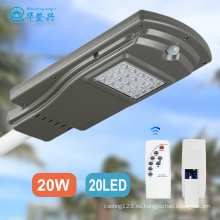 Control de sensor remoto inteligente Solar LED Street Light